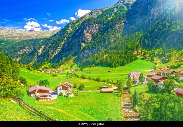 A view of the European Alps