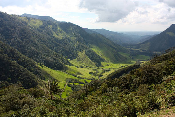 Ancient ruins high in the Andes Mountains